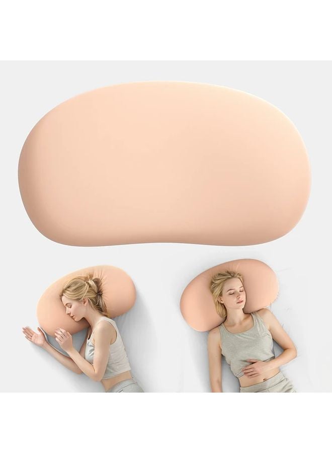 Blue Soft Cloud Pillow For Neck Support Breathable Ice Bed Pillow All Seasons - Image 2